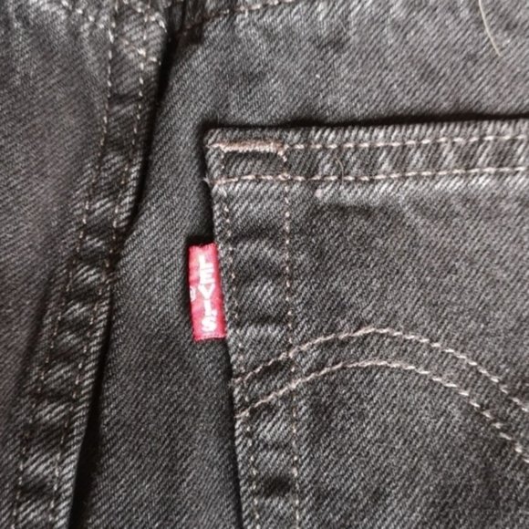 Levi's Skirt Red Tab Black Studded Denim New 24 XS - Picture 4 of 9